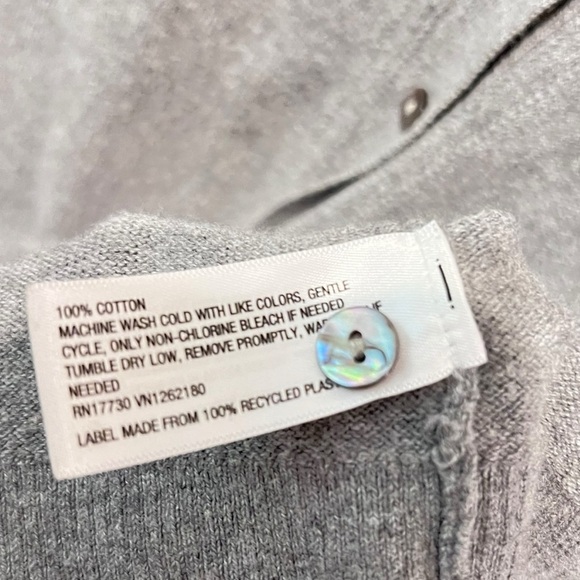 🟣A New Day Gray Button-Up Cardigan – Size XS - Picture 5 of 5